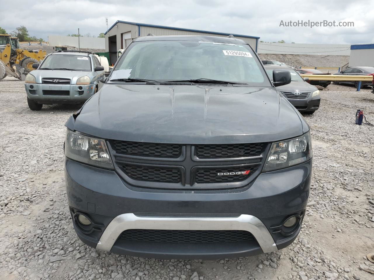 2017 Dodge Journey Crossroad Угольный vin: 3C4PDCGGXHT581240