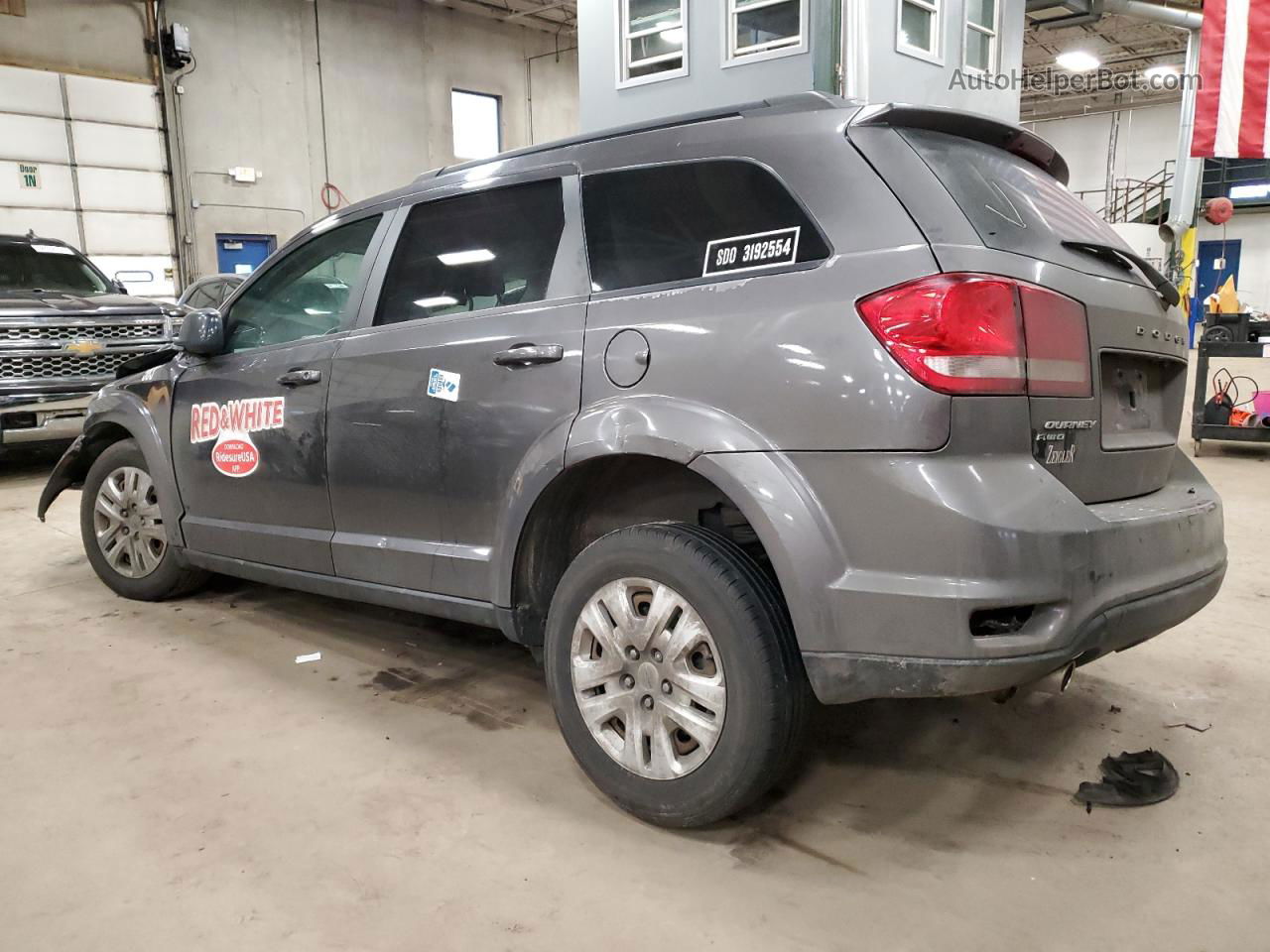 2016 Dodge Journey Se Gray vin: 3C4PDDAG0GT125115