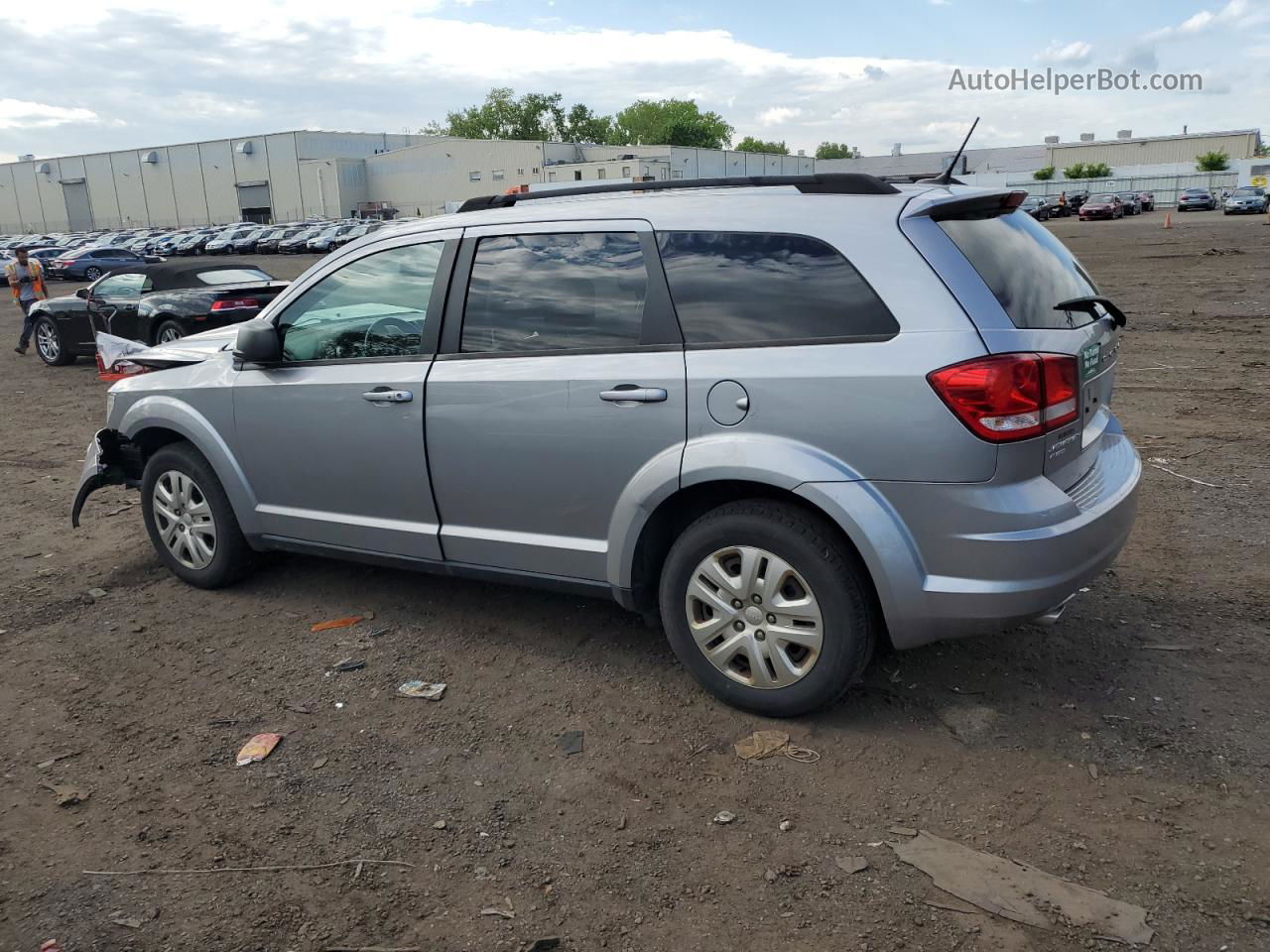 2017 Dodge Journey Se Серебряный vin: 3C4PDDAG0HT639404