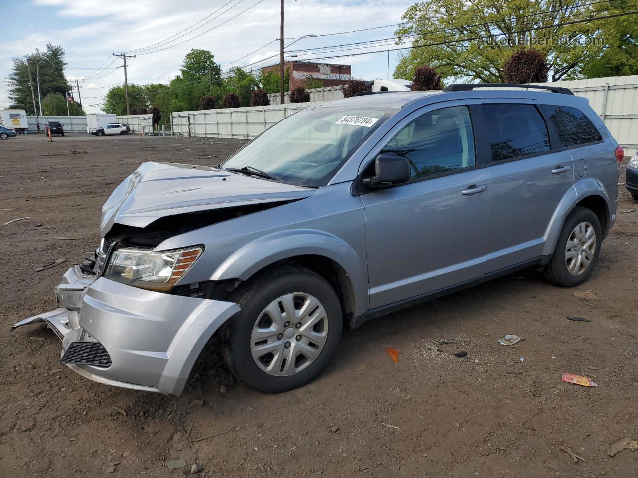 2017 Dodge Journey Se Серебряный vin: 3C4PDDAG0HT639404