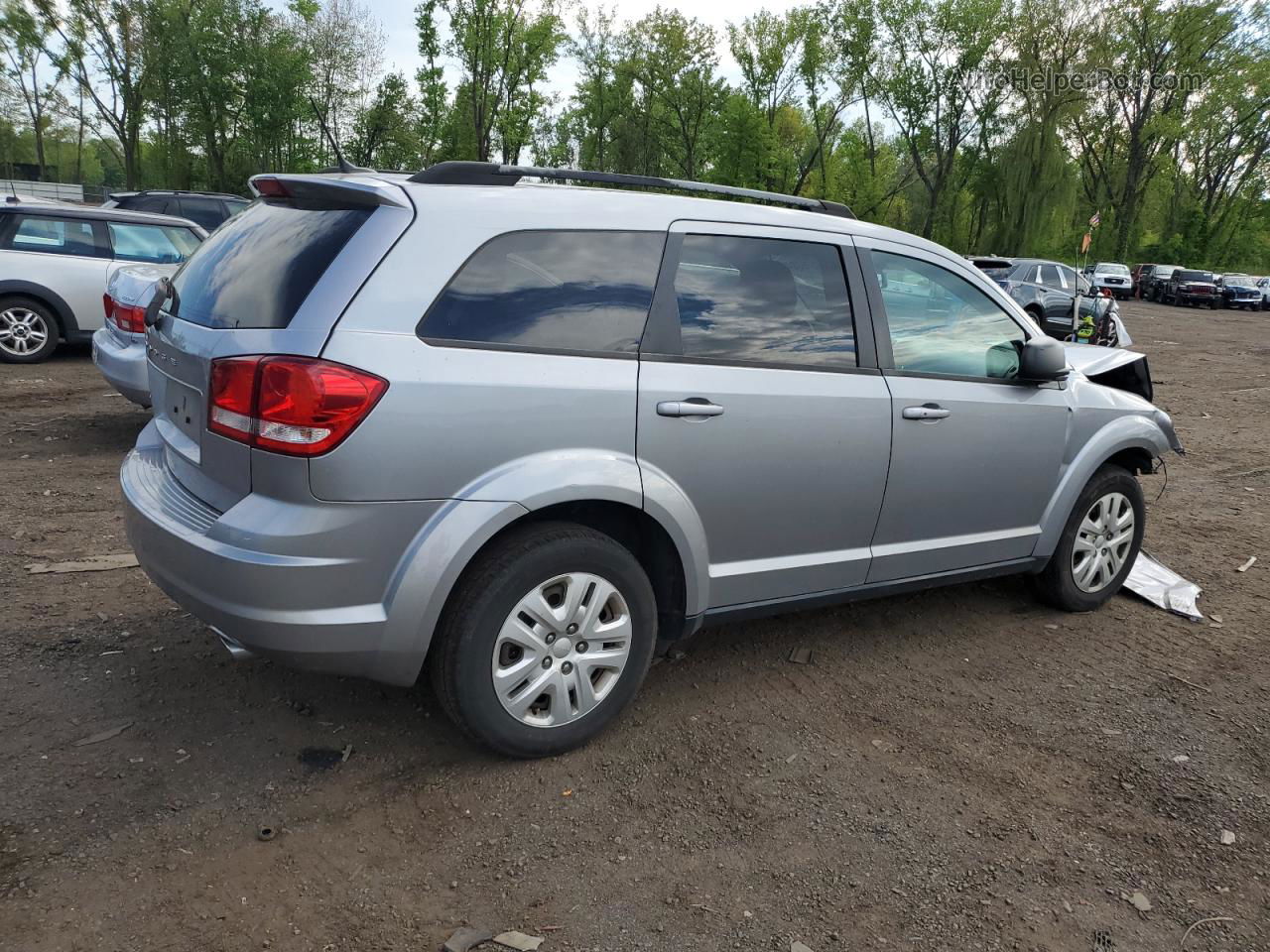 2017 Dodge Journey Se Серебряный vin: 3C4PDDAG0HT639404