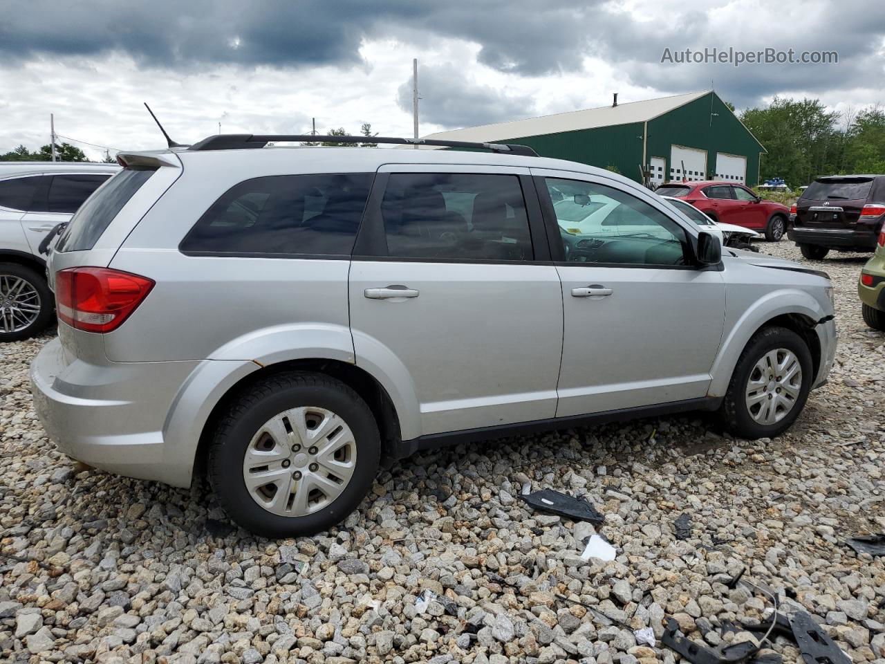 2014 Dodge Journey Se Silver vin: 3C4PDDAG2ET227559