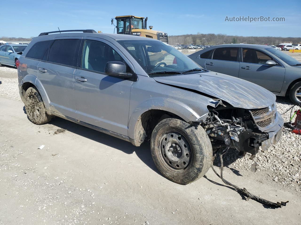 2015 Dodge Journey Se Silver vin: 3C4PDDAG3FT651317