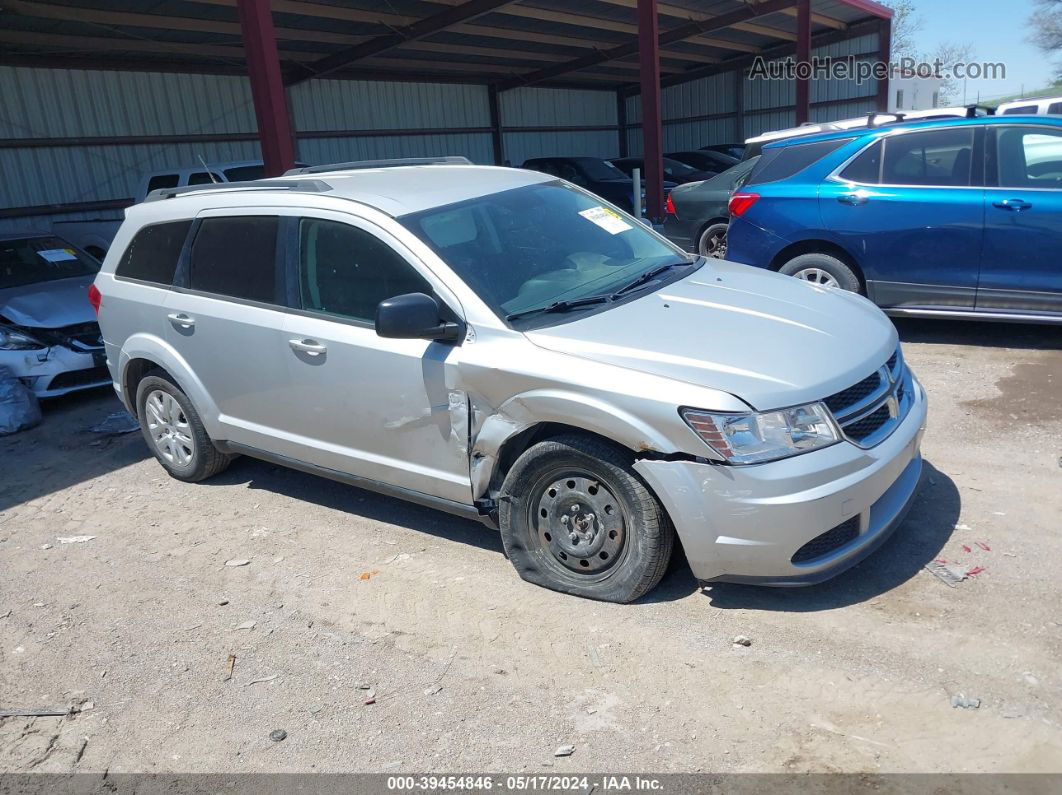 2014 Dodge Journey Se Silver vin: 3C4PDDAG4ET237767