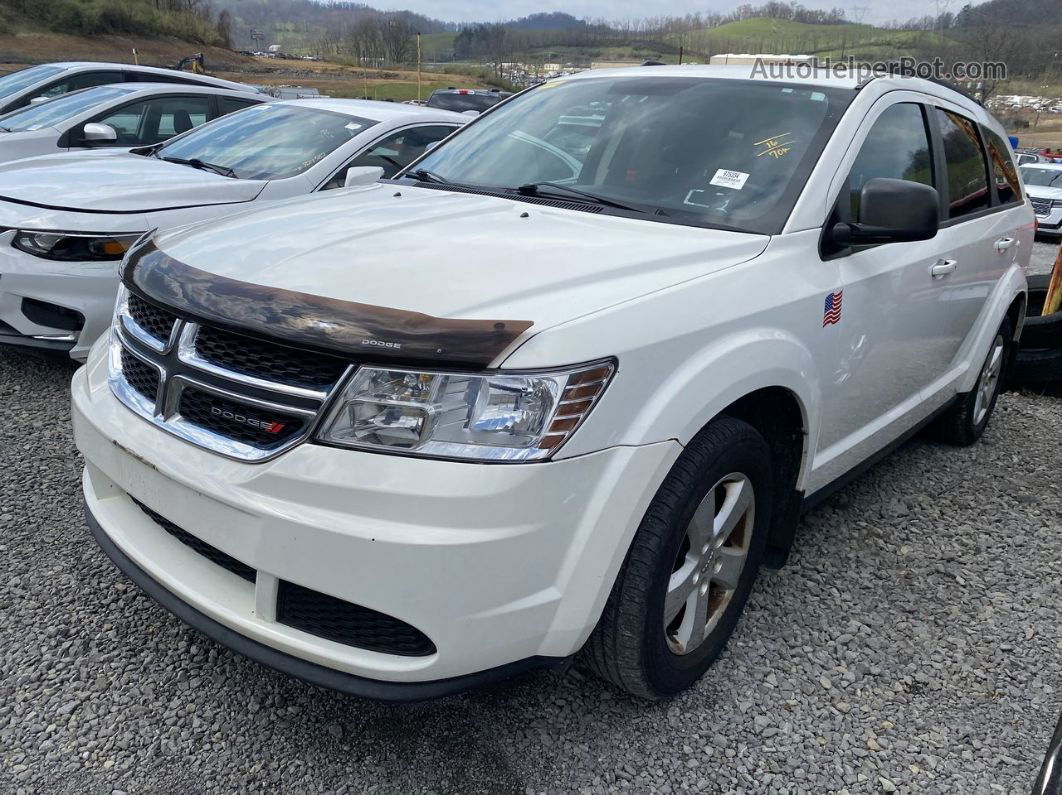 2016 Dodge Journey Se White vin: 3C4PDDAG4GT142774