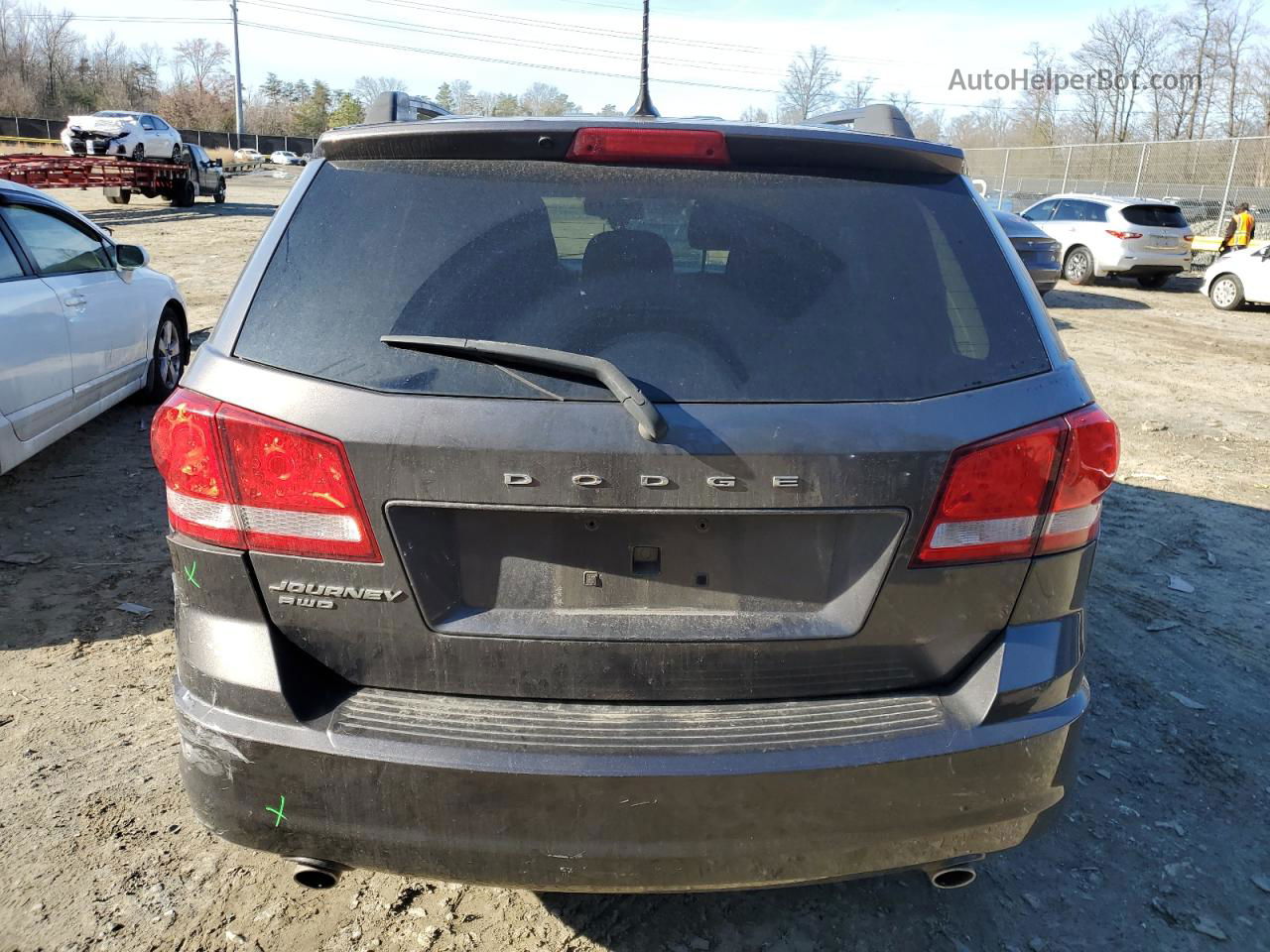 2017 Dodge Journey Se Gray vin: 3C4PDDAG4HT620466