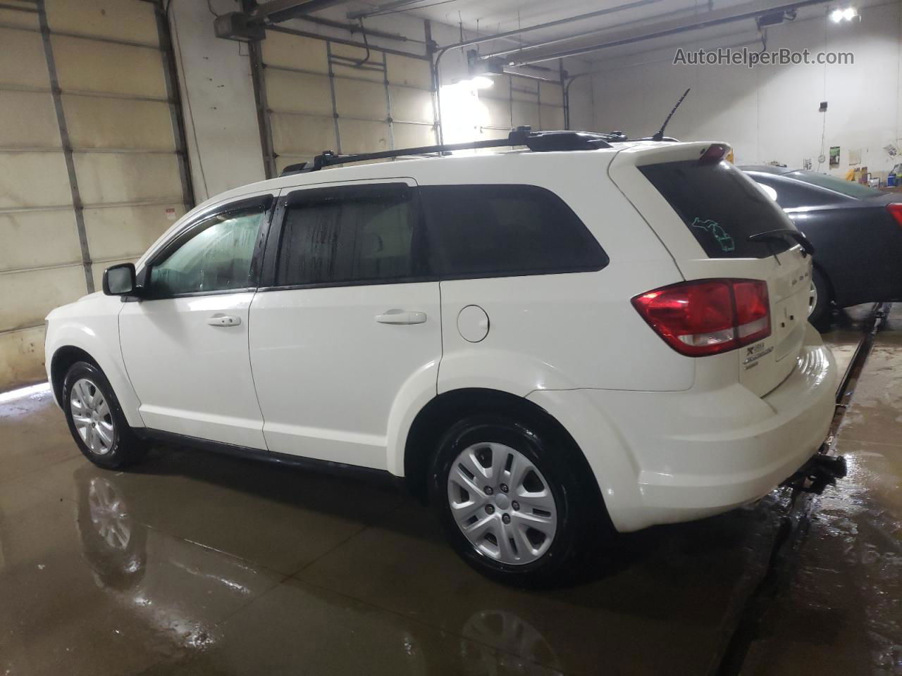 2014 Dodge Journey Se White vin: 3C4PDDAG5ET217303