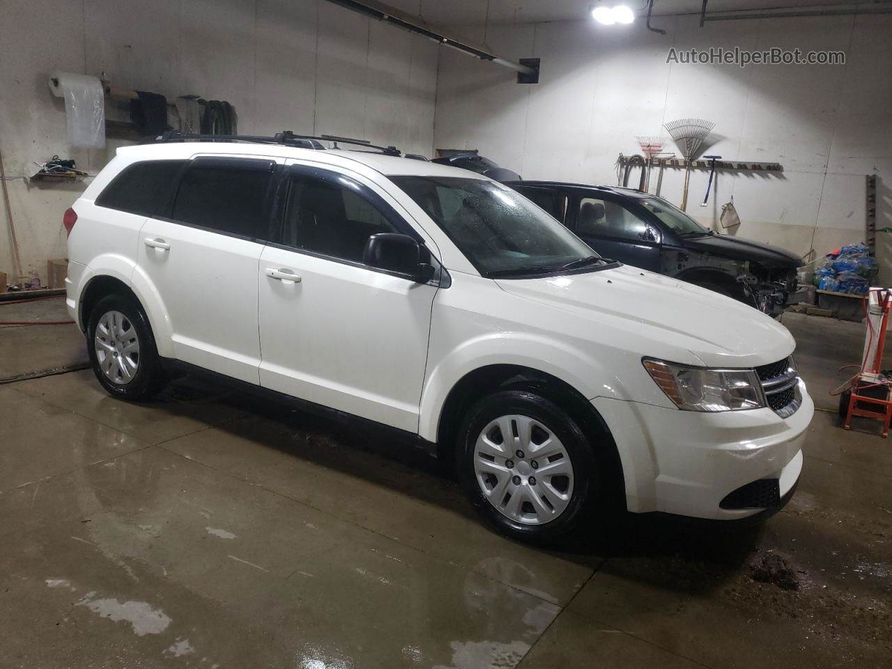 2014 Dodge Journey Se Белый vin: 3C4PDDAG5ET217303