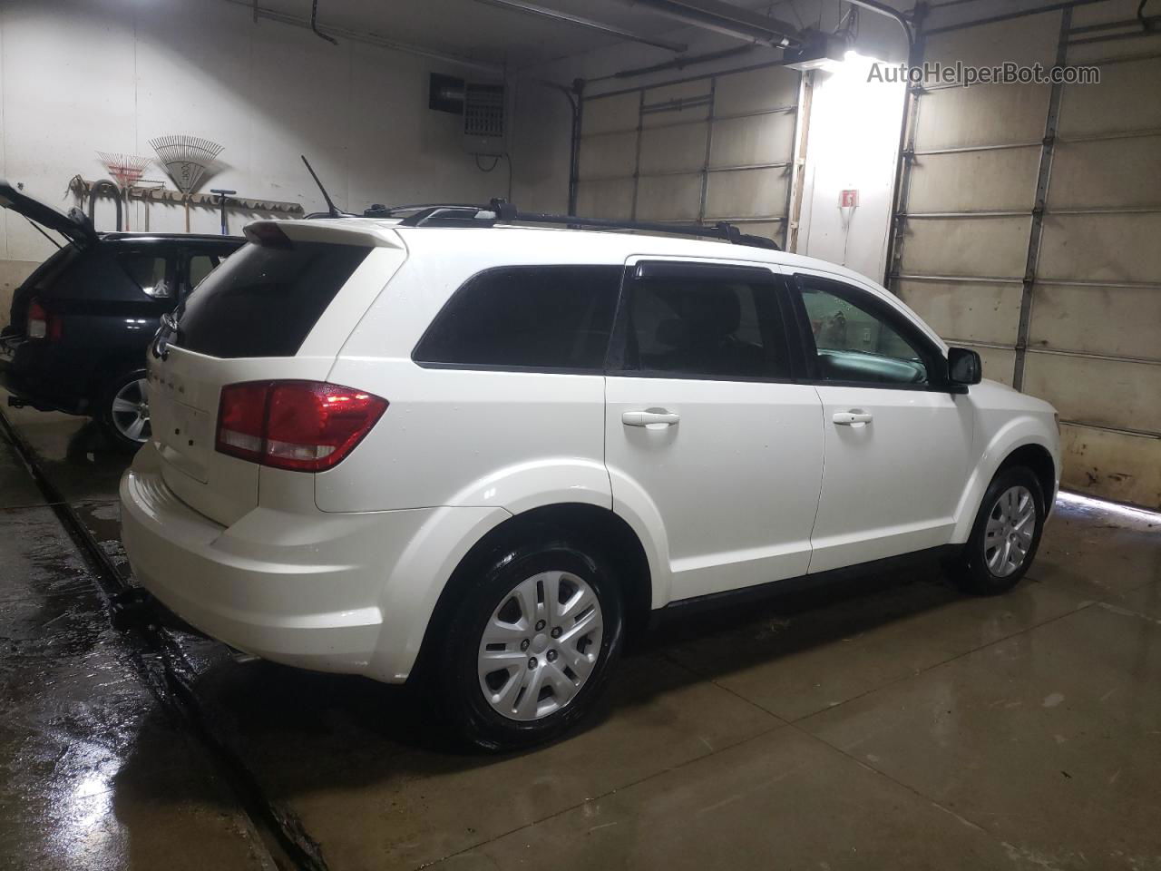 2014 Dodge Journey Se White vin: 3C4PDDAG5ET217303