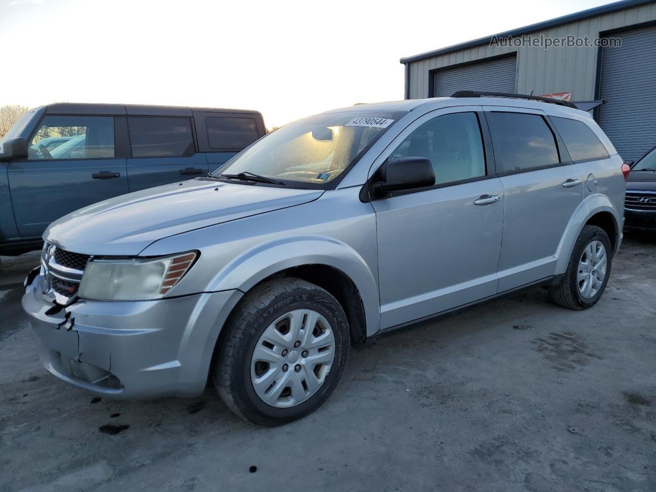 2014 Dodge Journey Se Silver vin: 3C4PDDAG7ET265255