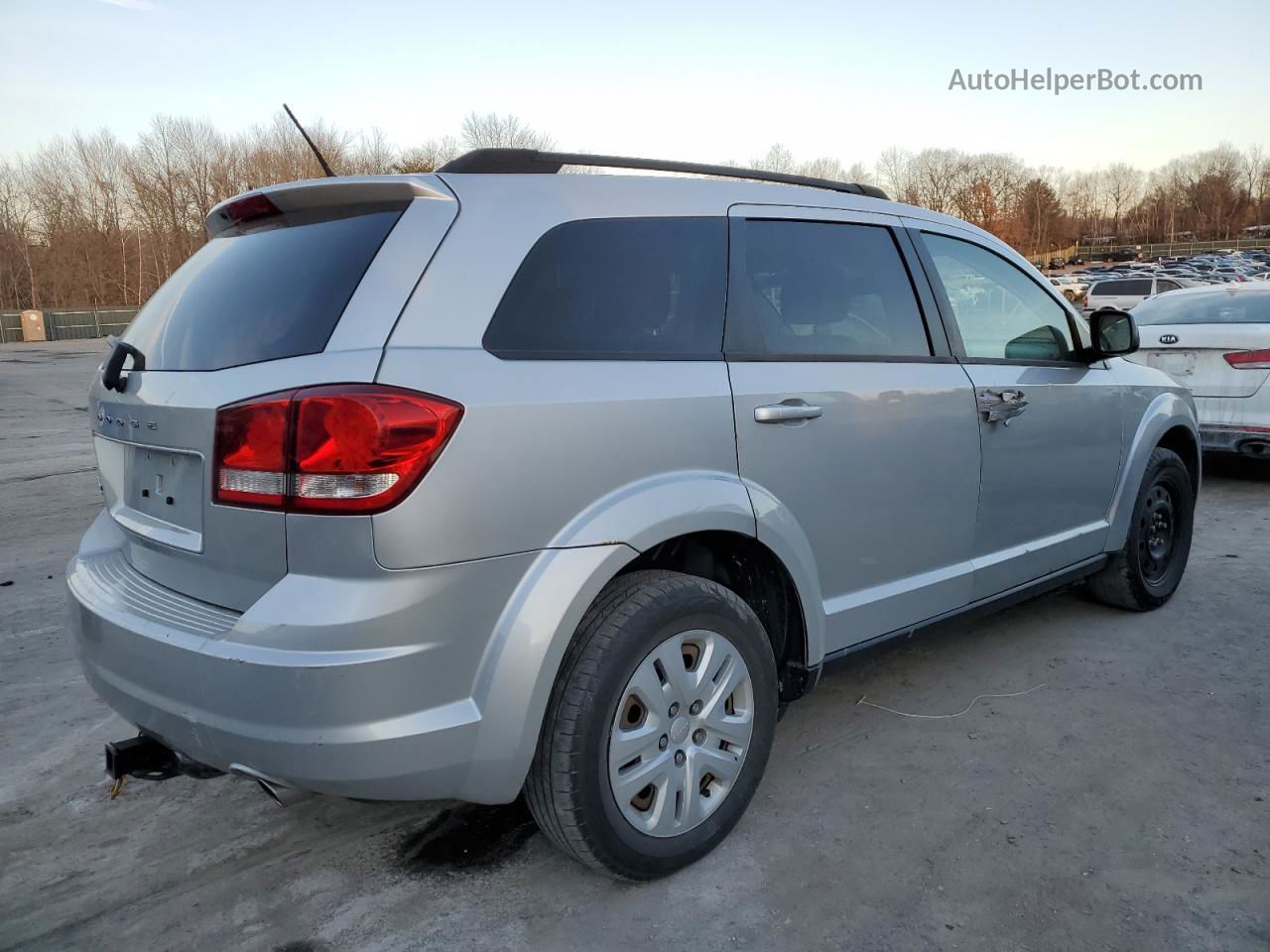 2014 Dodge Journey Se Silver vin: 3C4PDDAG7ET265255