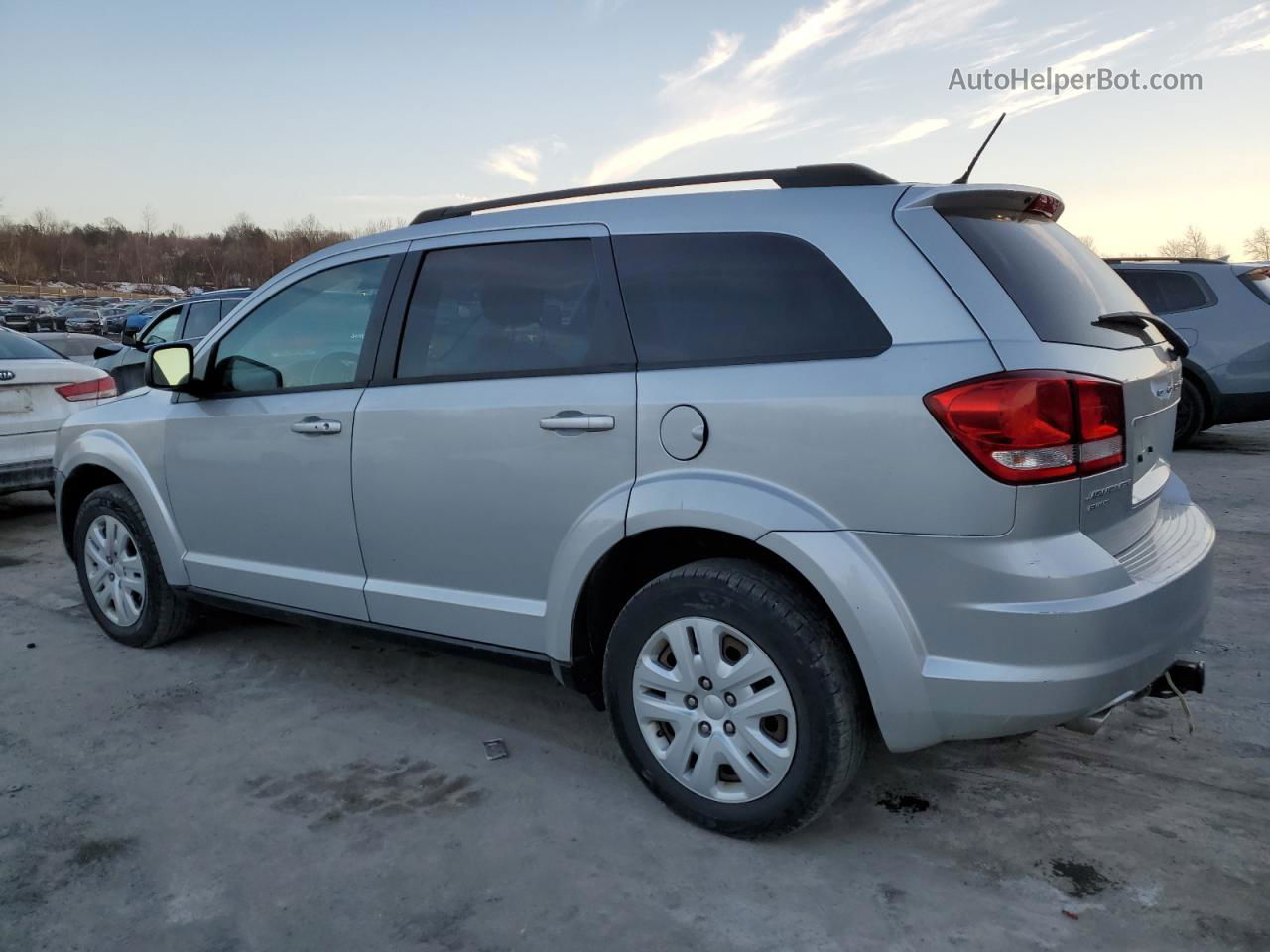 2014 Dodge Journey Se Silver vin: 3C4PDDAG7ET265255