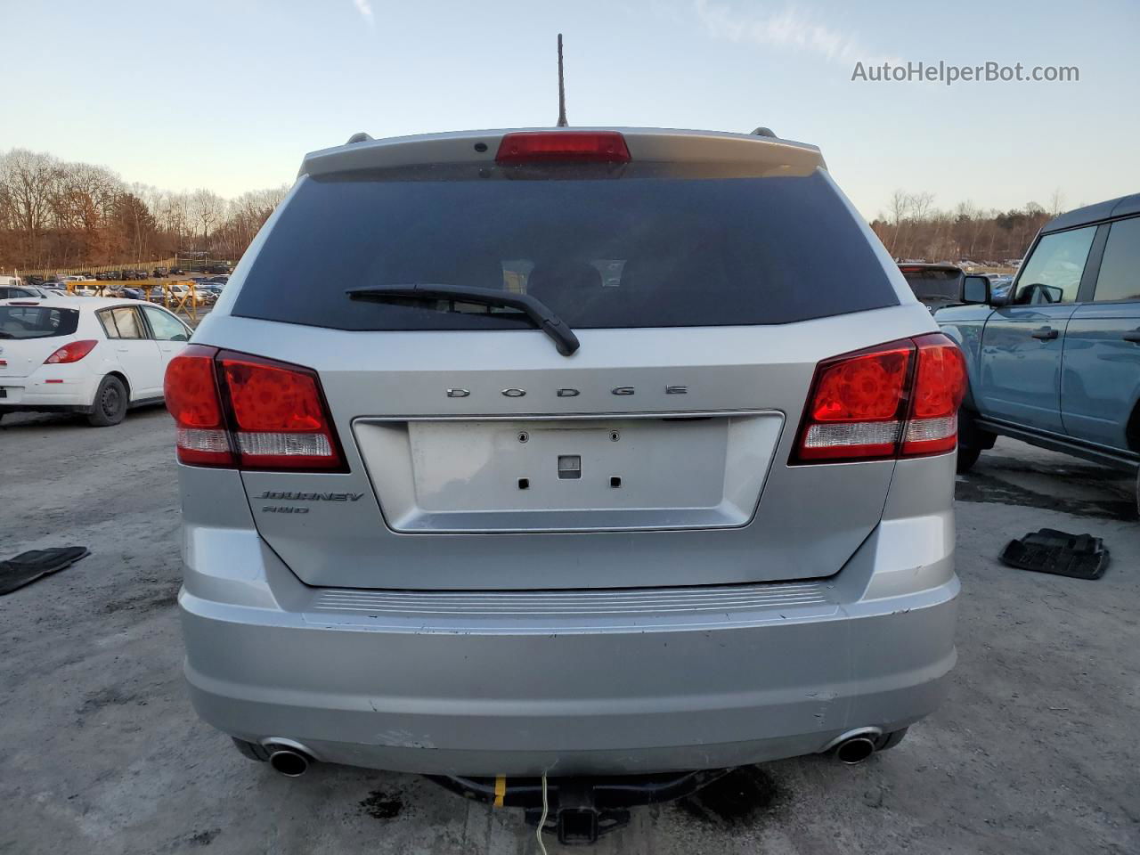 2014 Dodge Journey Se Silver vin: 3C4PDDAG7ET265255