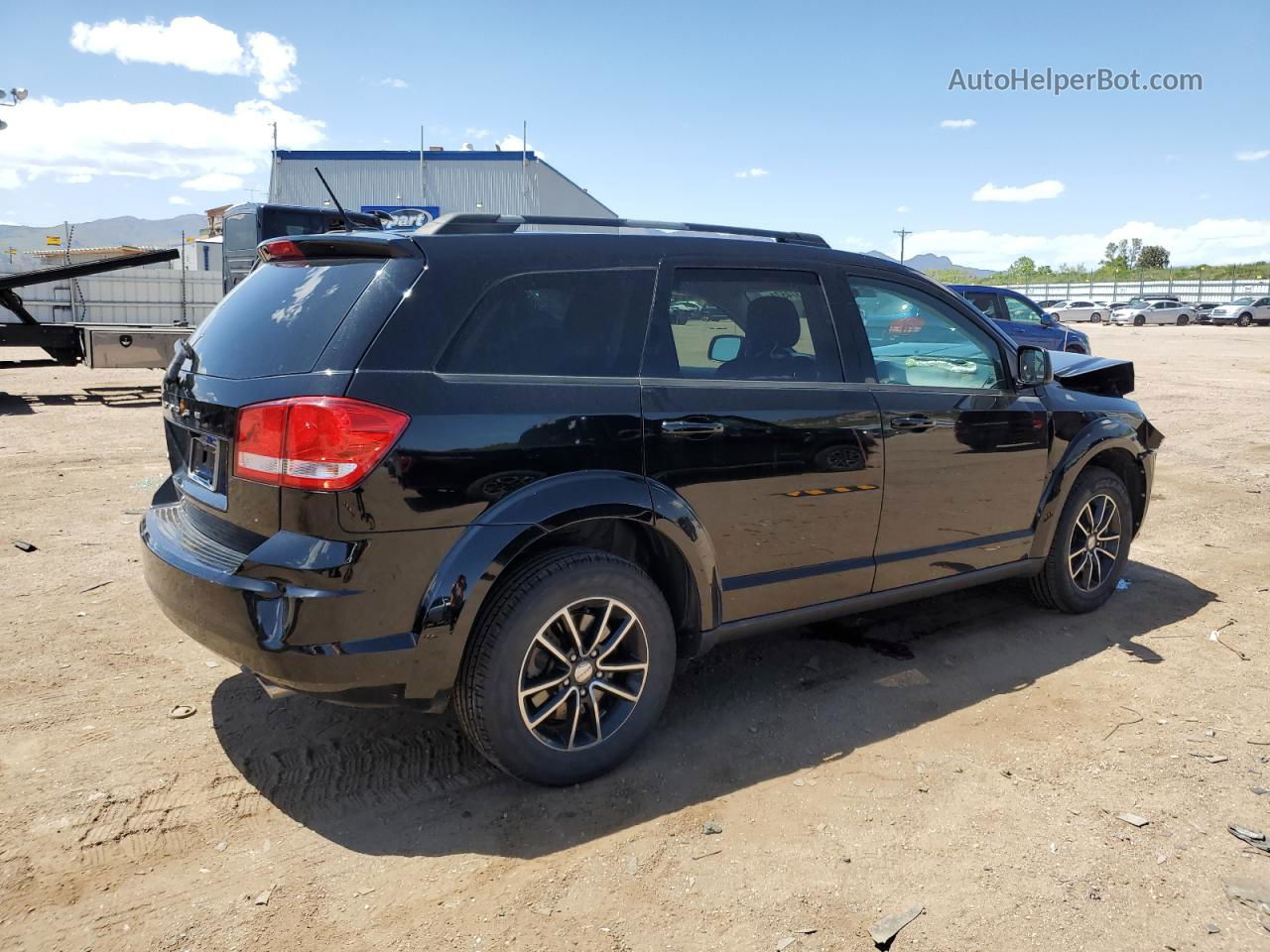 2017 Dodge Journey Se Черный vin: 3C4PDDAG7HT596390