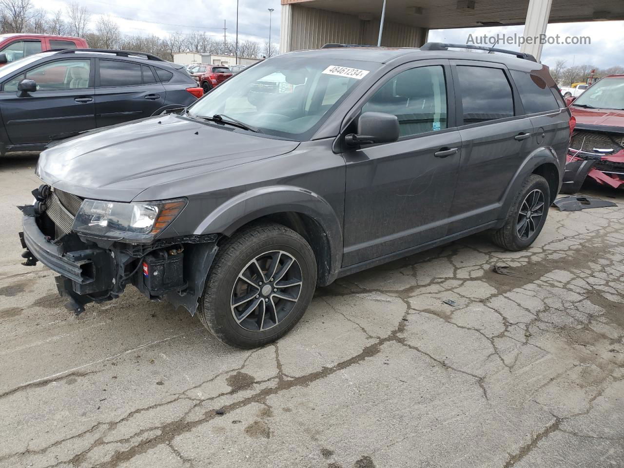 2017 Dodge Journey Se Gray vin: 3C4PDDAG8HT616016