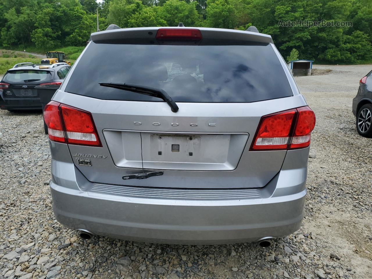 2015 Dodge Journey Se Silver vin: 3C4PDDAG9FT634179