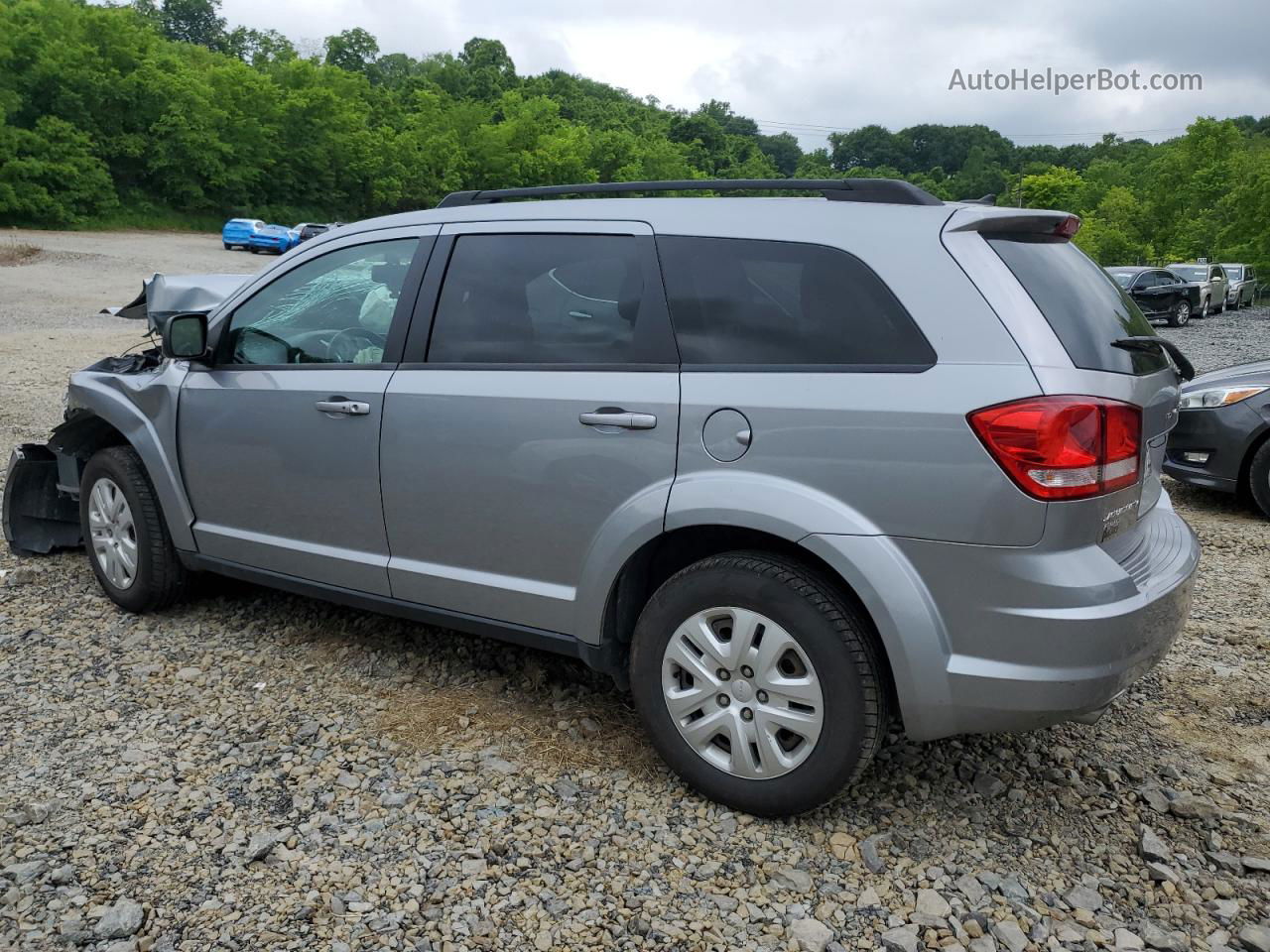 2015 Dodge Journey Se Silver vin: 3C4PDDAG9FT634179