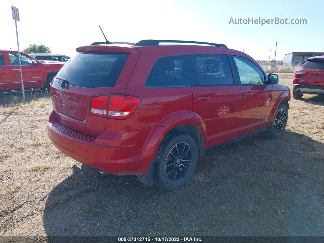 2017 Dodge Journey Se Awd Red vin: 3C4PDDAGXHT615952