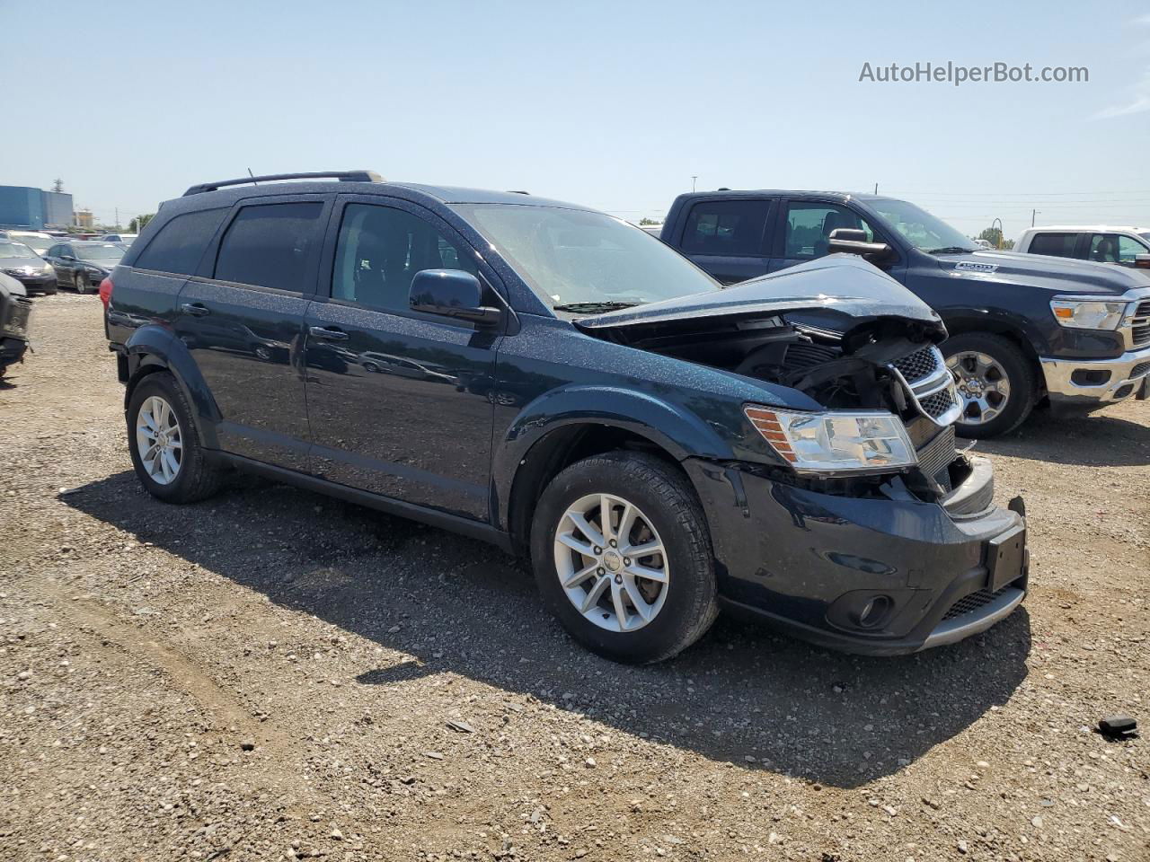 2015 Dodge Journey Sxt Синий vin: 3C4PDDBG0FT574579