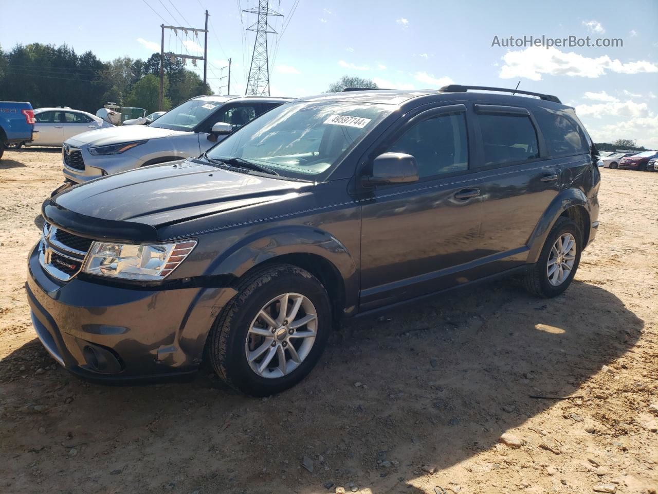 2015 Dodge Journey Sxt Charcoal vin: 3C4PDDBG0FT666193