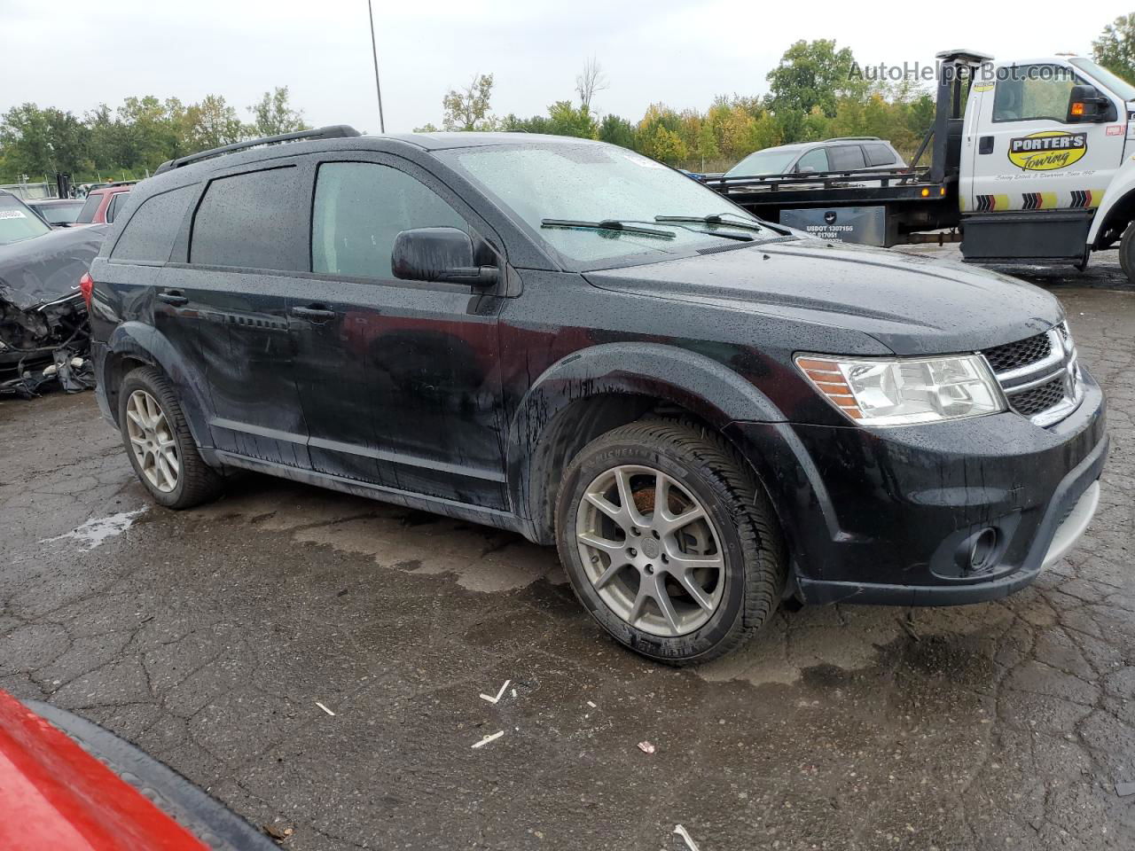 2016 Dodge Journey Sxt Черный vin: 3C4PDDBG0GT125131