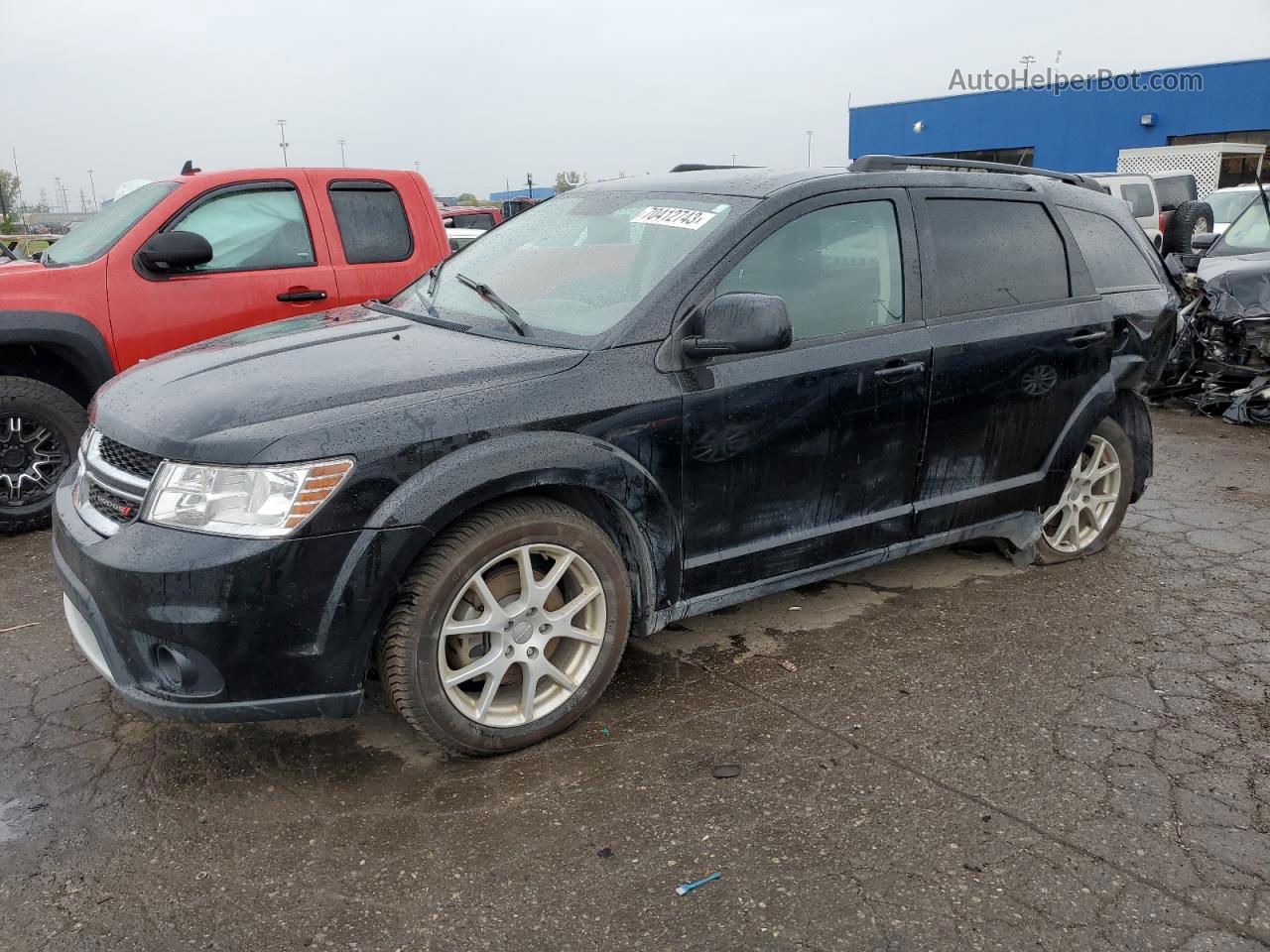 2016 Dodge Journey Sxt Черный vin: 3C4PDDBG0GT125131