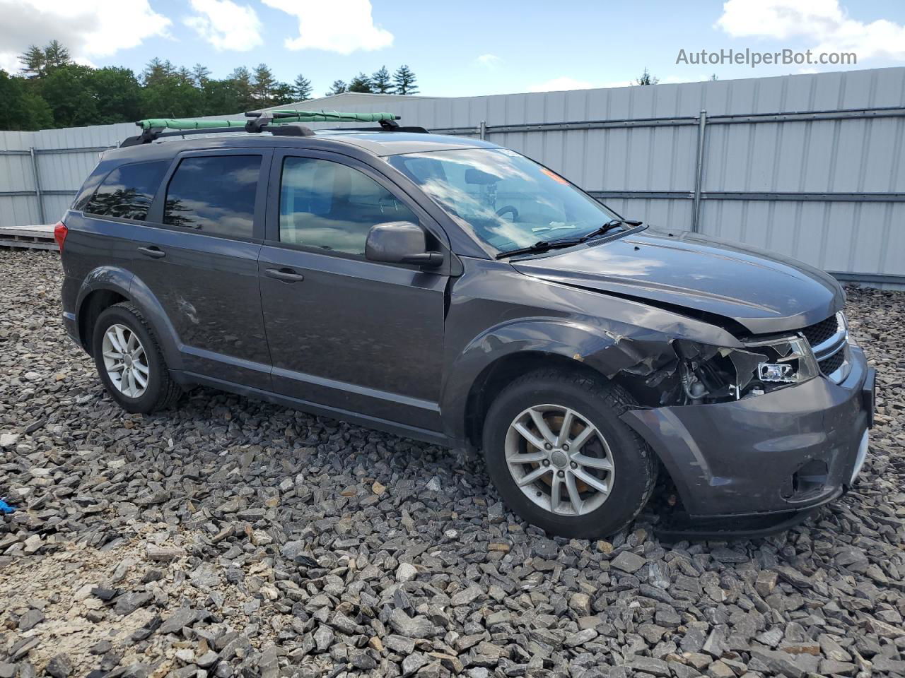 2016 Dodge Journey Sxt Gray vin: 3C4PDDBG0GT176127