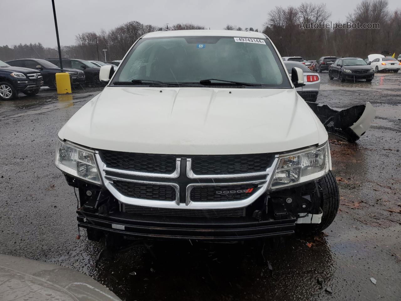 2017 Dodge Journey Sxt White vin: 3C4PDDBG0HT542606