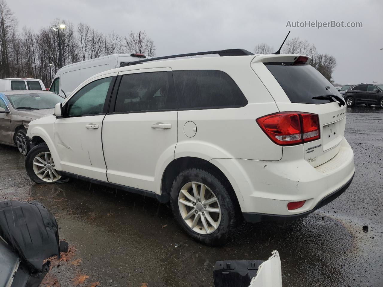 2017 Dodge Journey Sxt White vin: 3C4PDDBG0HT542606