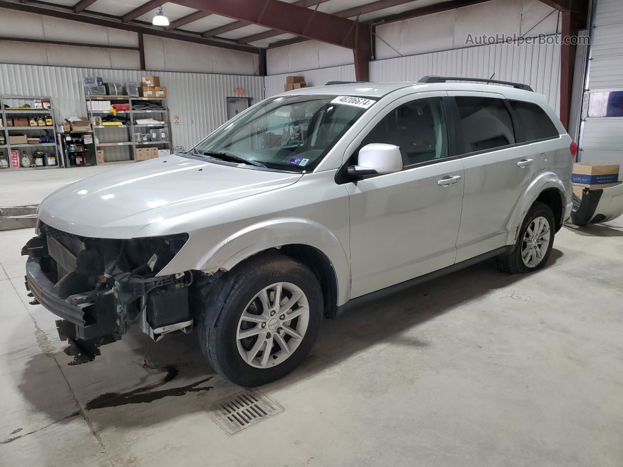 2014 Dodge Journey Sxt Silver vin: 3C4PDDBG1ET112854