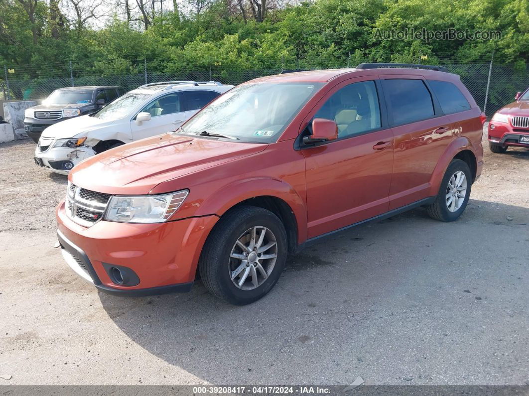 2014 Dodge Journey Sxt Желто-коричневый vin: 3C4PDDBG1ET143828