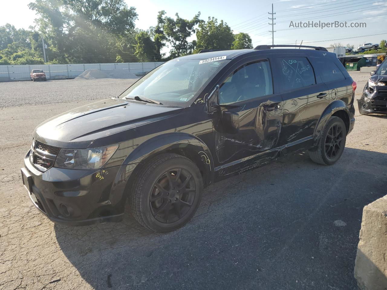 2014 Dodge Journey Sxt Black vin: 3C4PDDBG1ET184394