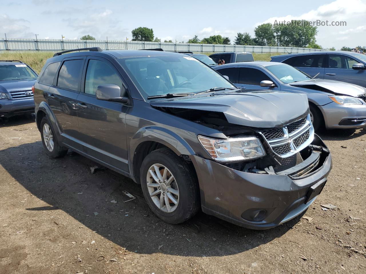 2014 Dodge Journey Sxt Charcoal vin: 3C4PDDBG1ET251494