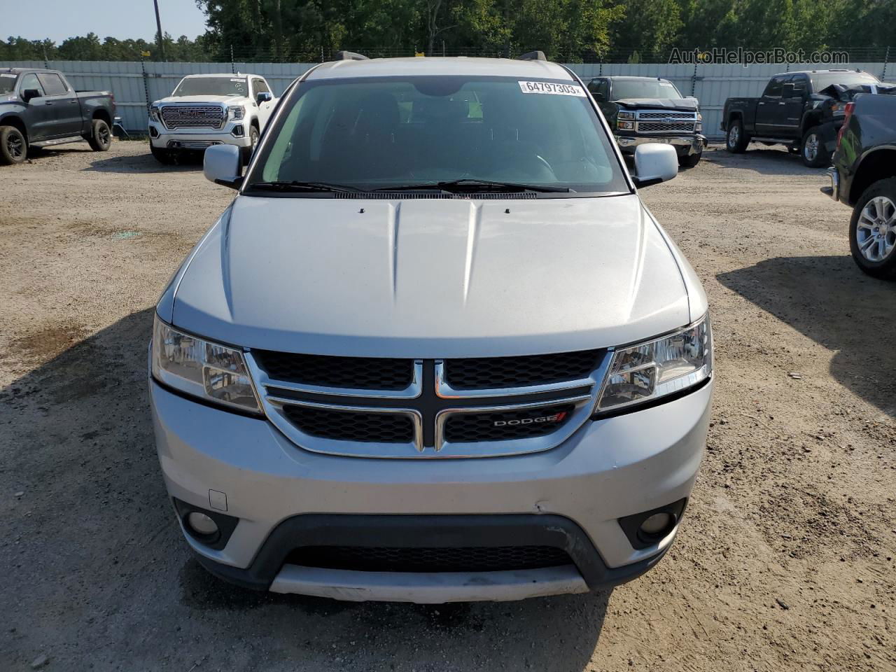 2014 Dodge Journey Sxt Silver vin: 3C4PDDBG1ET265072