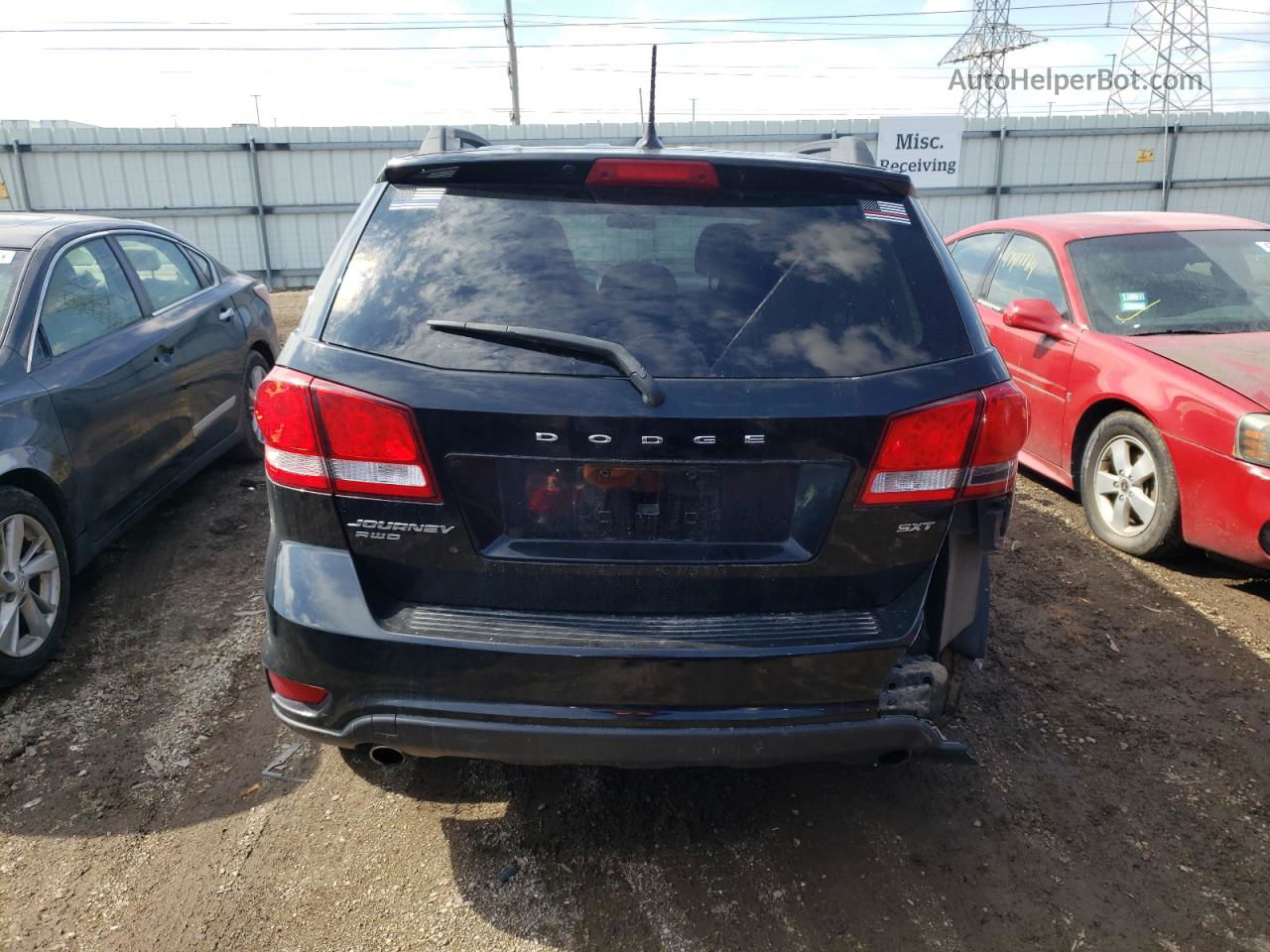 2015 Dodge Journey Sxt Black vin: 3C4PDDBG1FT526489