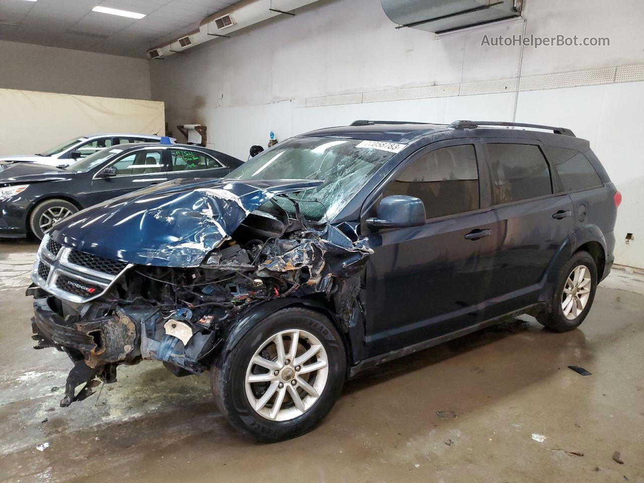 2015 Dodge Journey Sxt Blue vin: 3C4PDDBG1FT593366