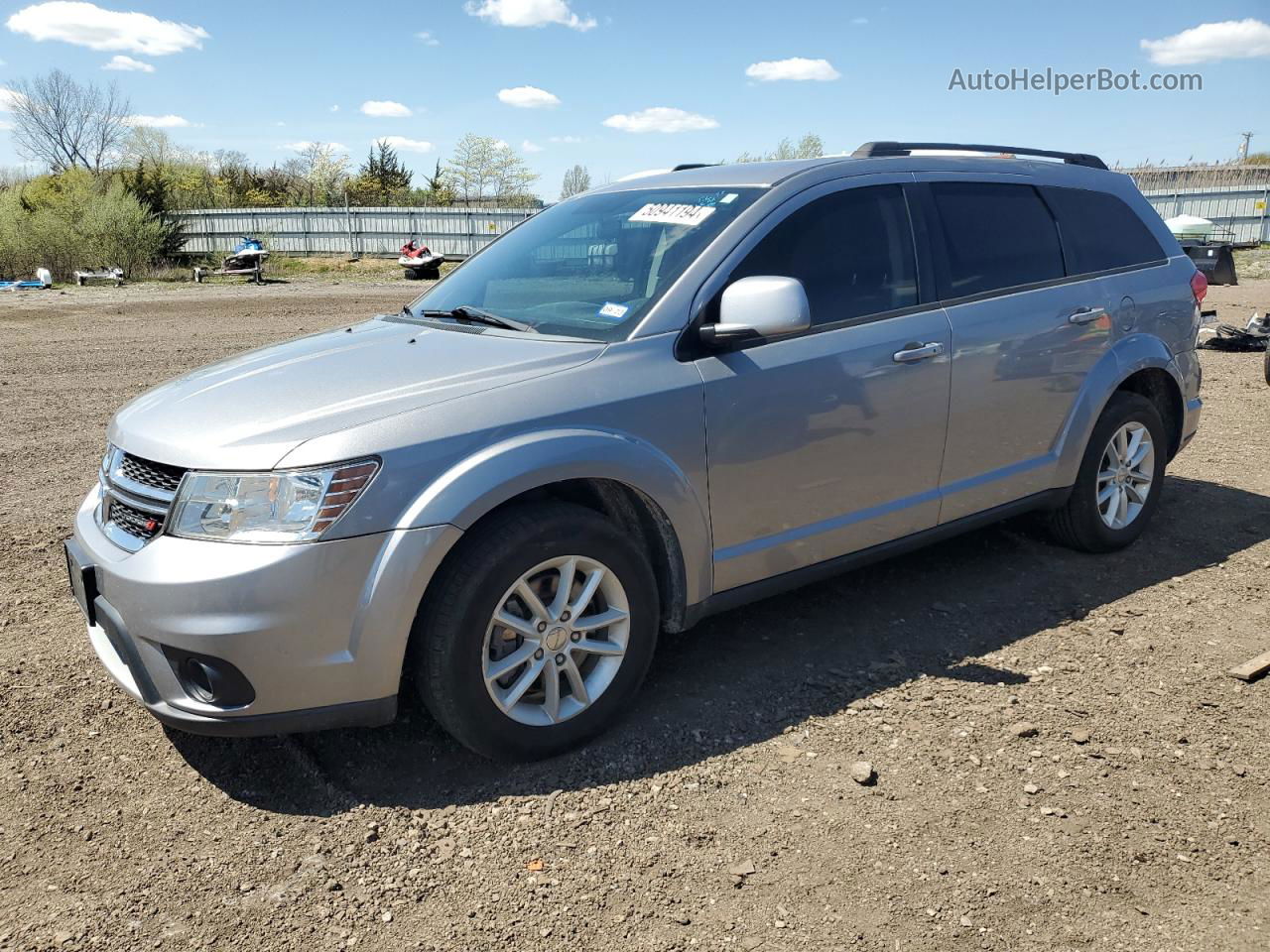 2016 Dodge Journey Sxt Silver vin: 3C4PDDBG1GT149972