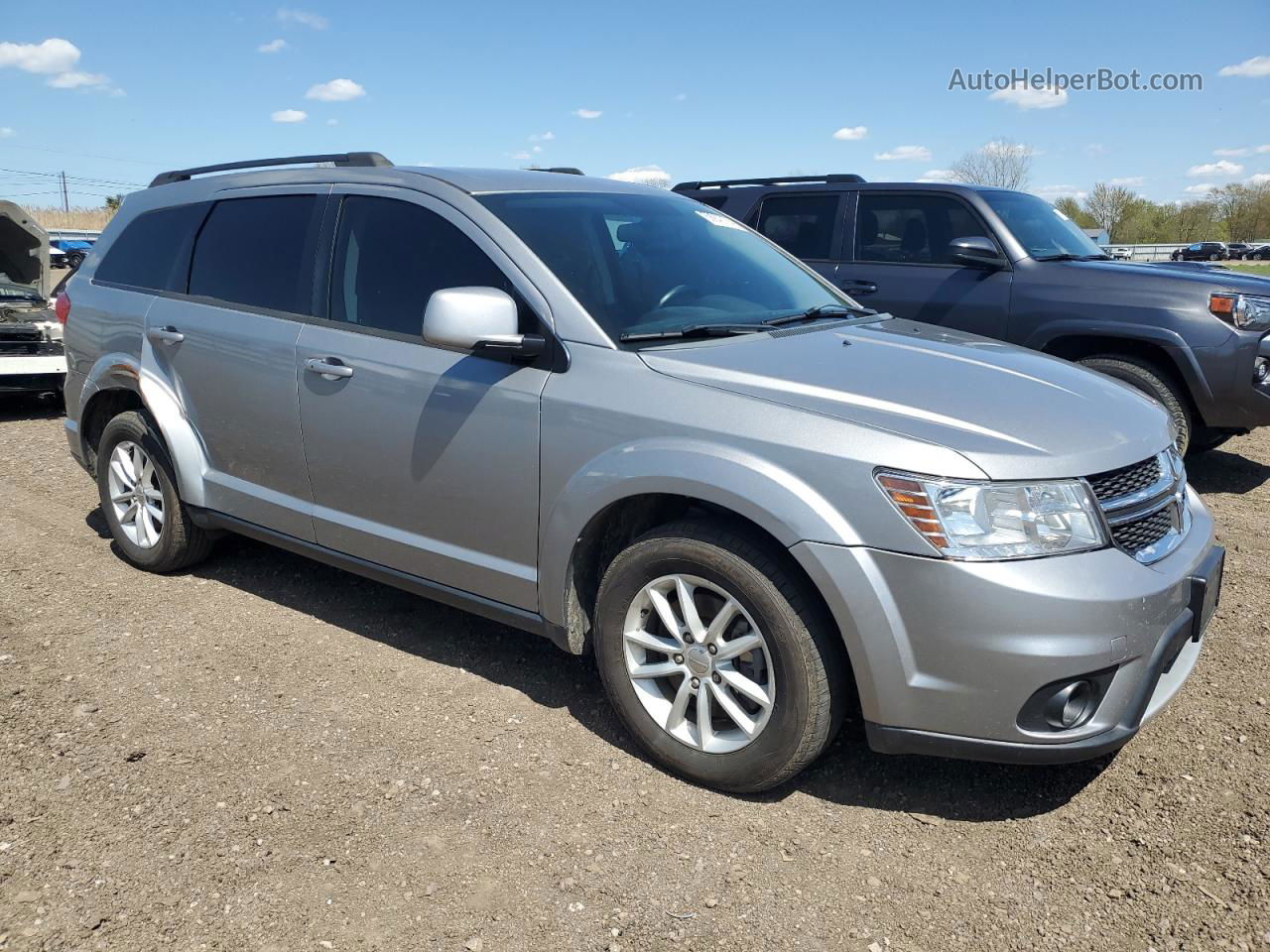 2016 Dodge Journey Sxt Silver vin: 3C4PDDBG1GT149972