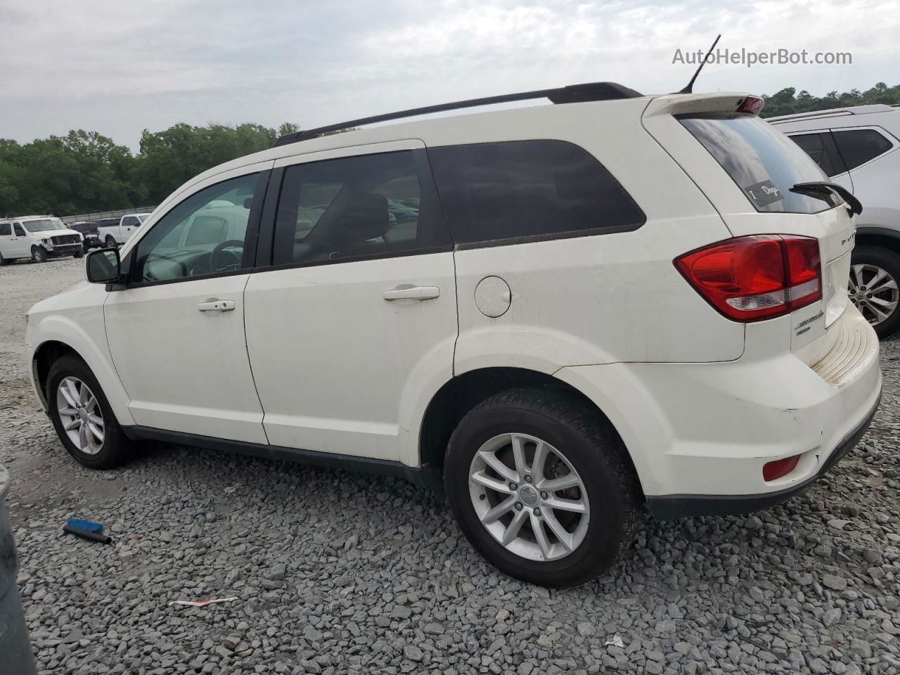 2016 Dodge Journey Sxt White vin: 3C4PDDBG1GT168196