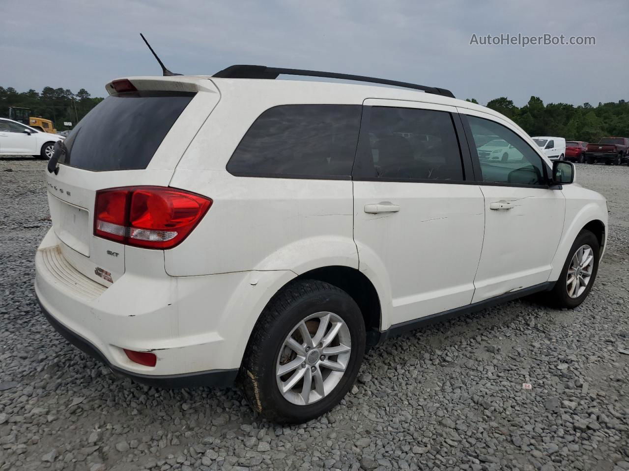 2016 Dodge Journey Sxt White vin: 3C4PDDBG1GT168196