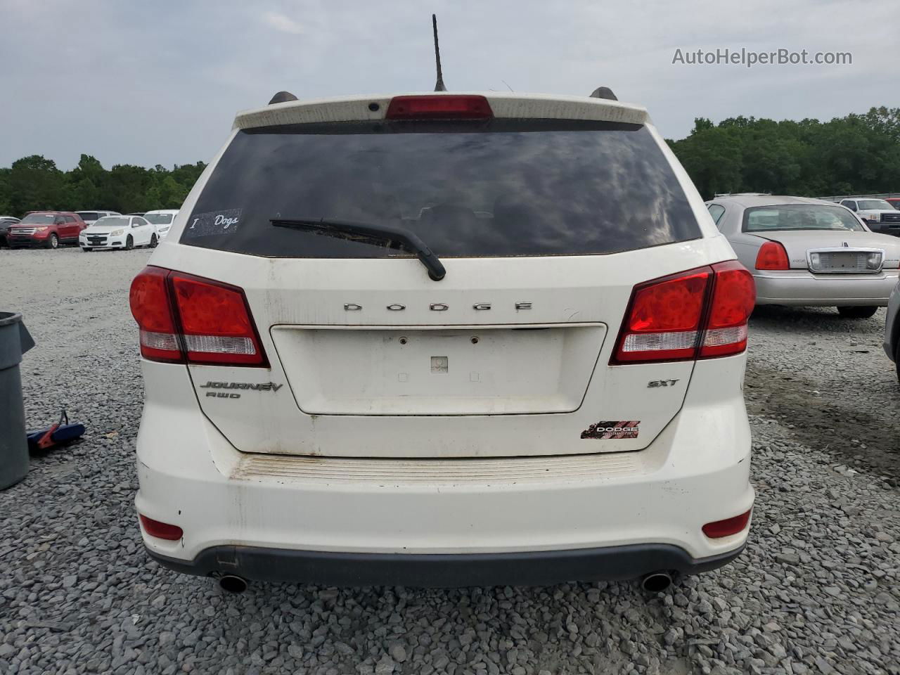 2016 Dodge Journey Sxt White vin: 3C4PDDBG1GT168196