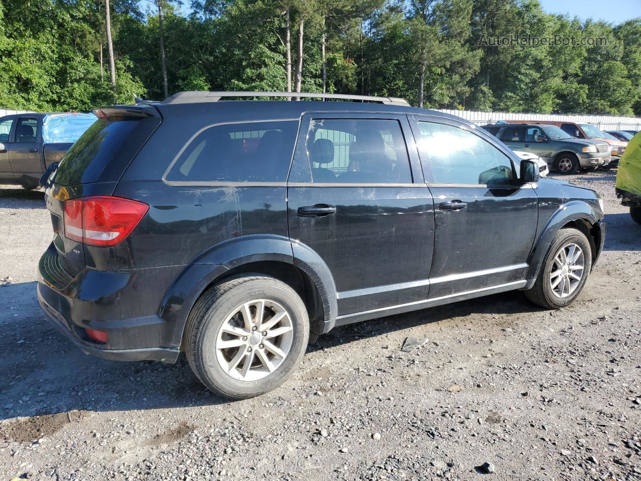 2016 Dodge Journey Sxt Black vin: 3C4PDDBG1GT183524