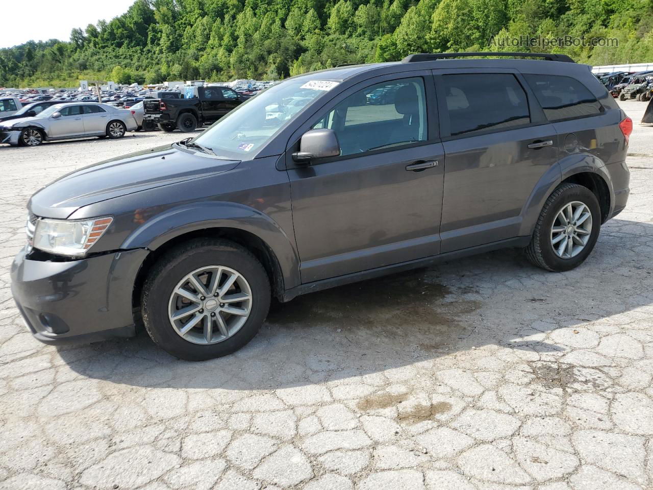 2017 Dodge Journey Sxt Gray vin: 3C4PDDBG1HT512840