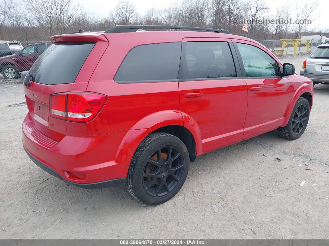 2017 Dodge Journey Sxt Awd Красный vin: 3C4PDDBG1HT566929