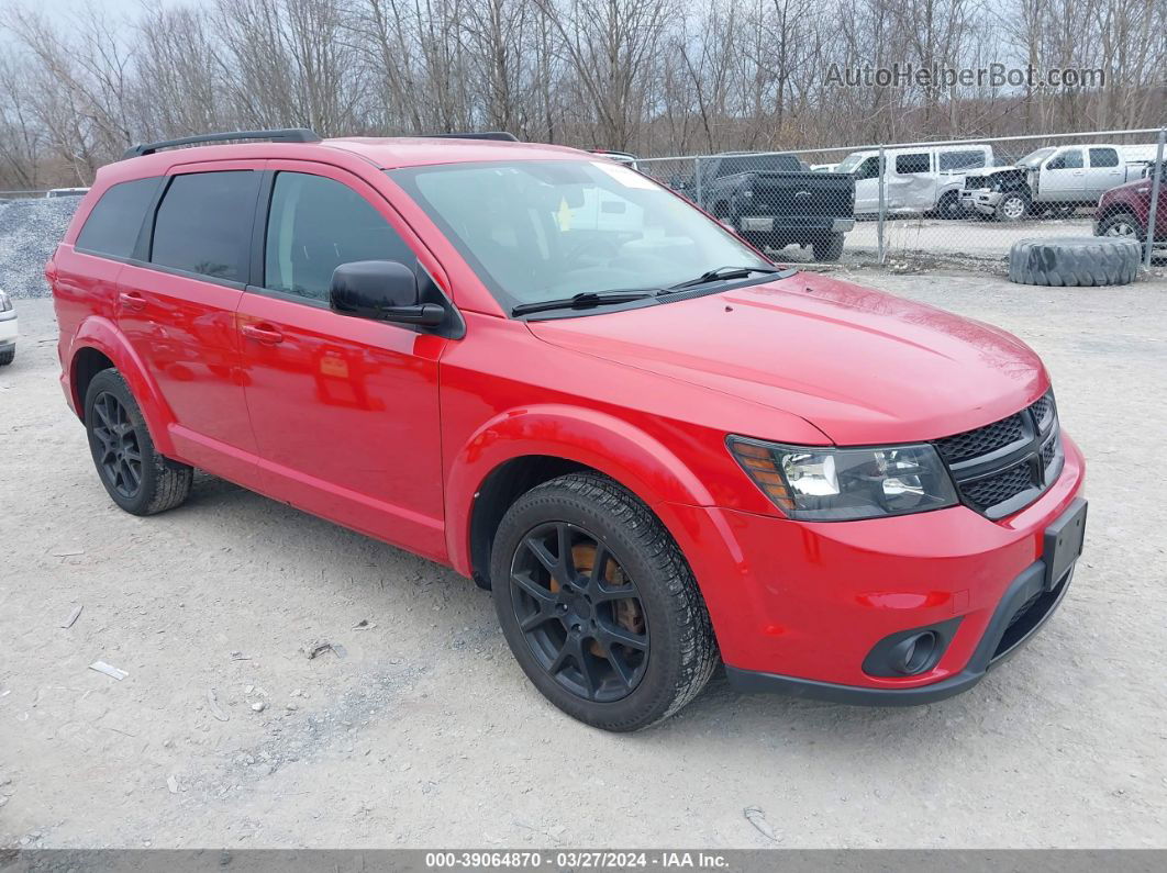 2017 Dodge Journey Sxt Awd Красный vin: 3C4PDDBG1HT566929