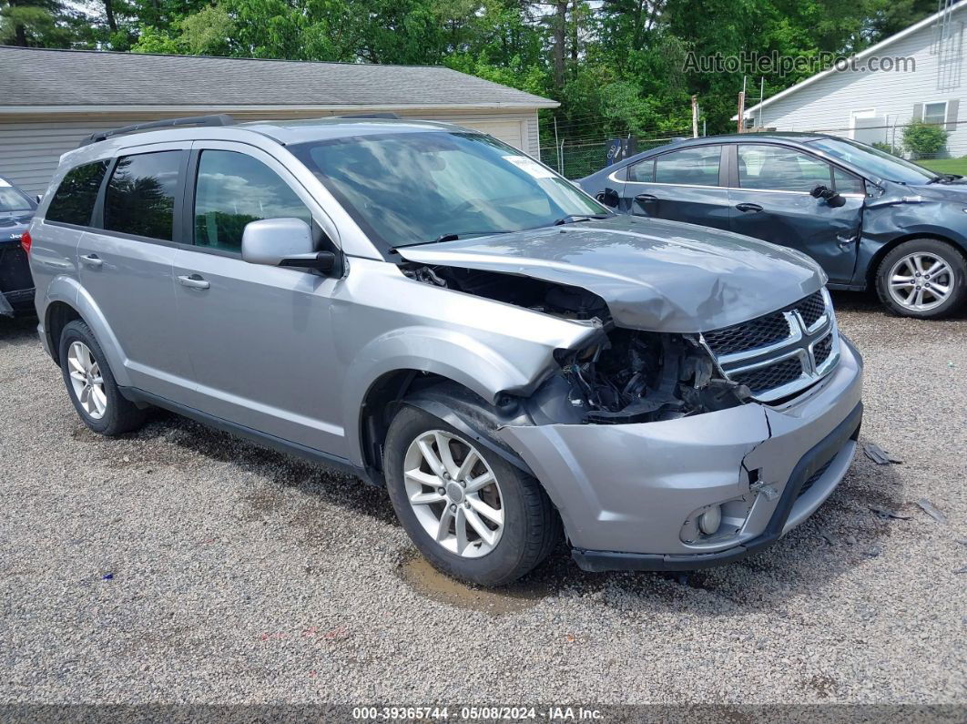 2017 Dodge Journey Sxt Awd Silver vin: 3C4PDDBG1HT574125