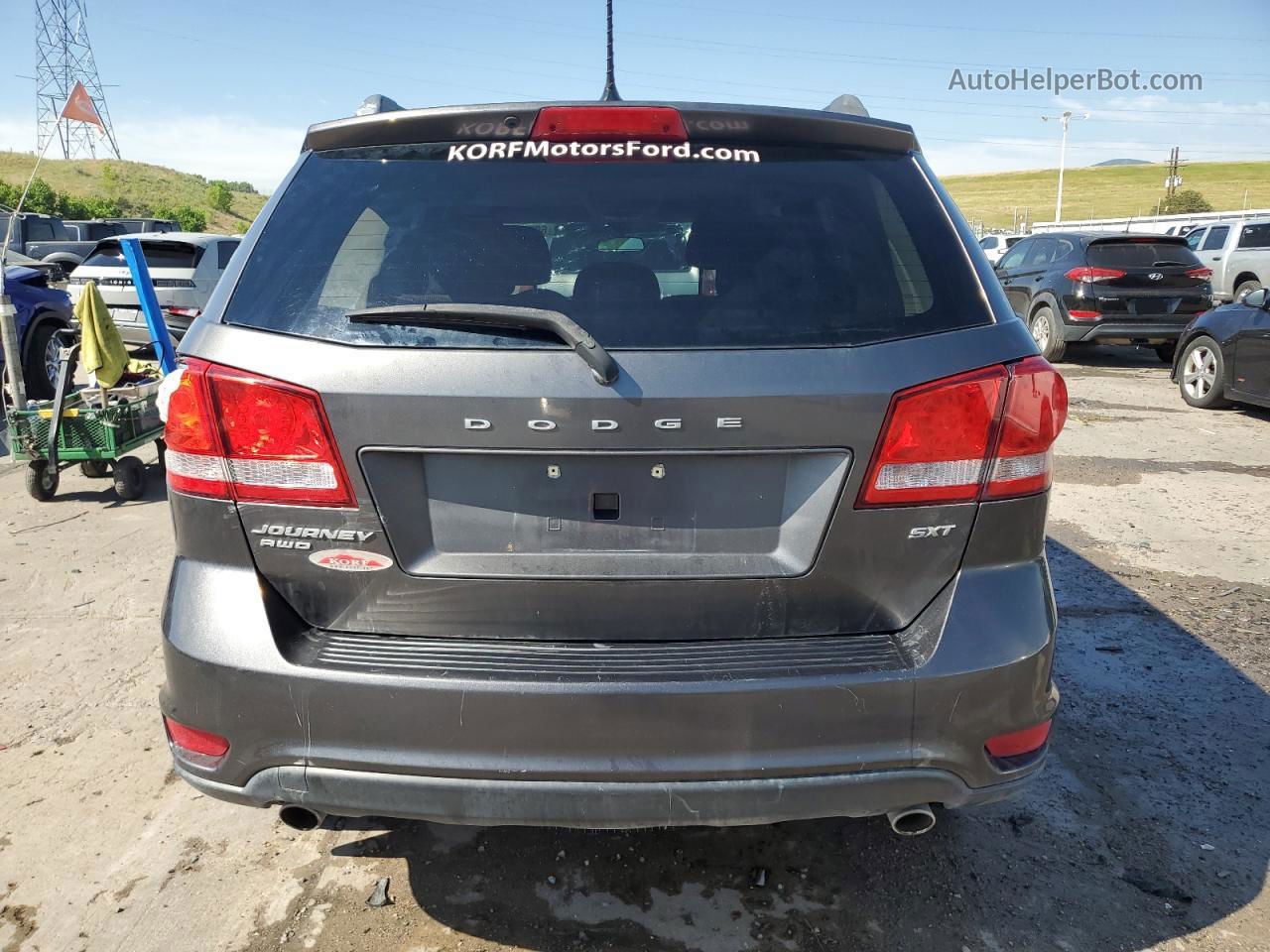 2014 Dodge Journey Sxt Silver vin: 3C4PDDBG2ET302176