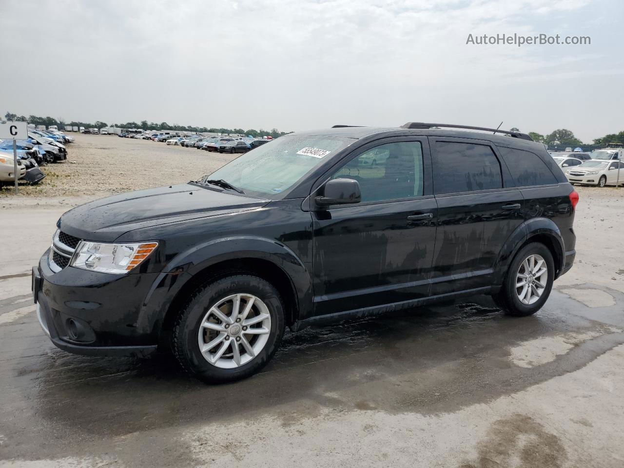 2015 Dodge Journey Sxt Черный vin: 3C4PDDBG2FT526274