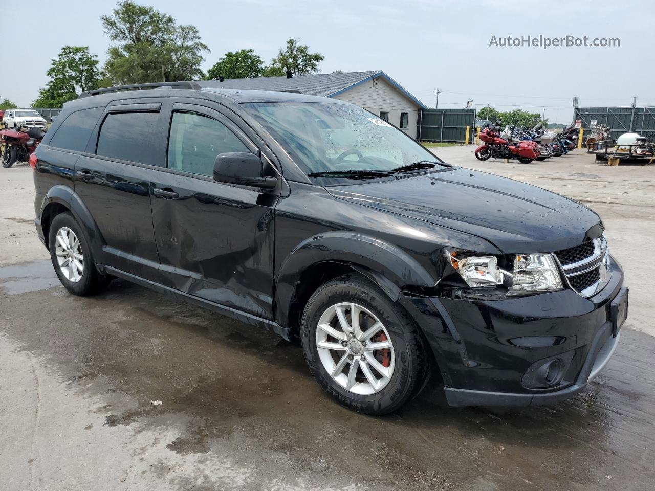 2015 Dodge Journey Sxt Черный vin: 3C4PDDBG2FT526274