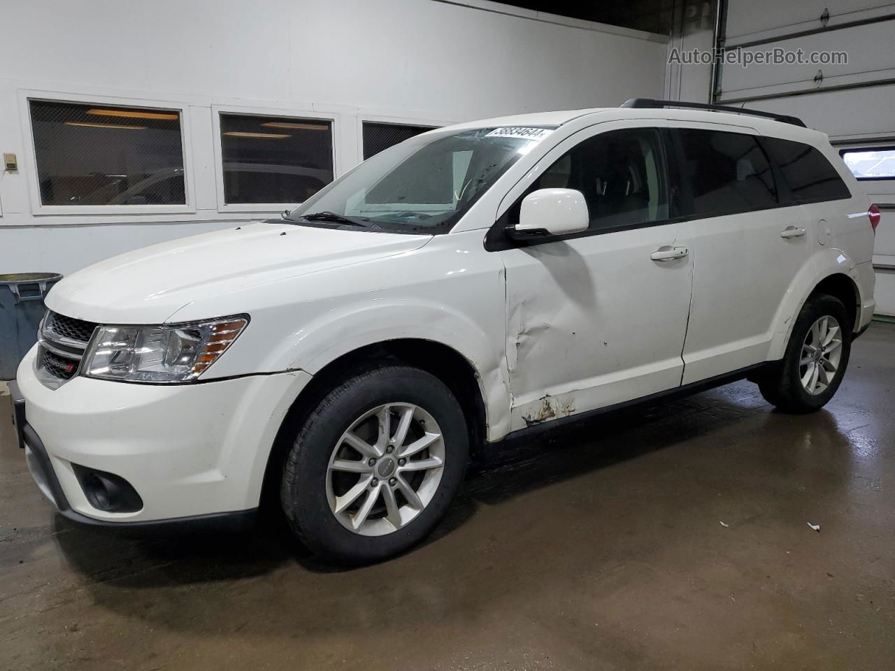 2015 Dodge Journey Sxt White vin: 3C4PDDBG2FT544158